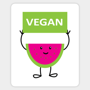 Vegan Watermelon Sticker